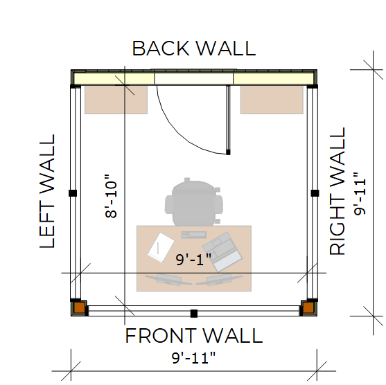 Sojourn 1010-O (10'x10' Open Floor Plan)