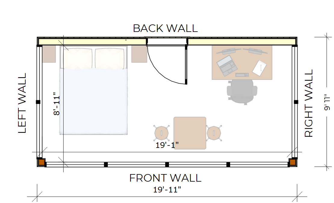 Sojourn 1020-O (10'x20' Open Floor Plan)