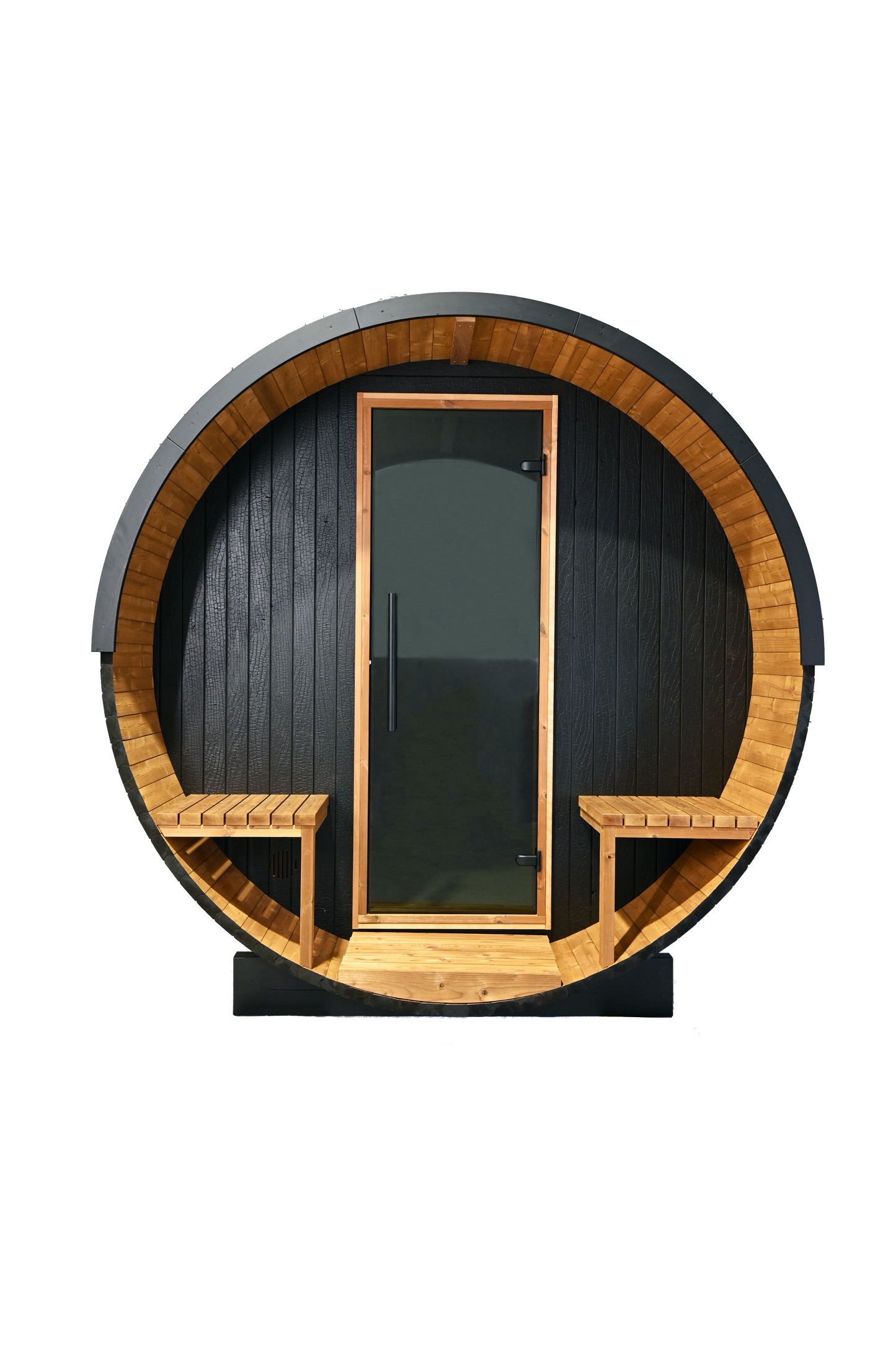 Thermory 4 person Barrel Sauna No. 60 Ignite with Porch & Window