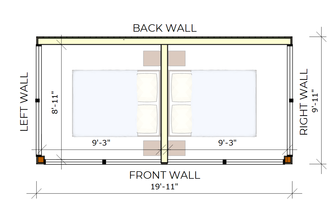 Sojourn 1020-D (10'x20' Duplex)